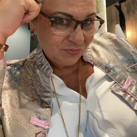 Last Chance ! Robert Louis Asian Floral Print Jacket   π - Picture 15 of 16